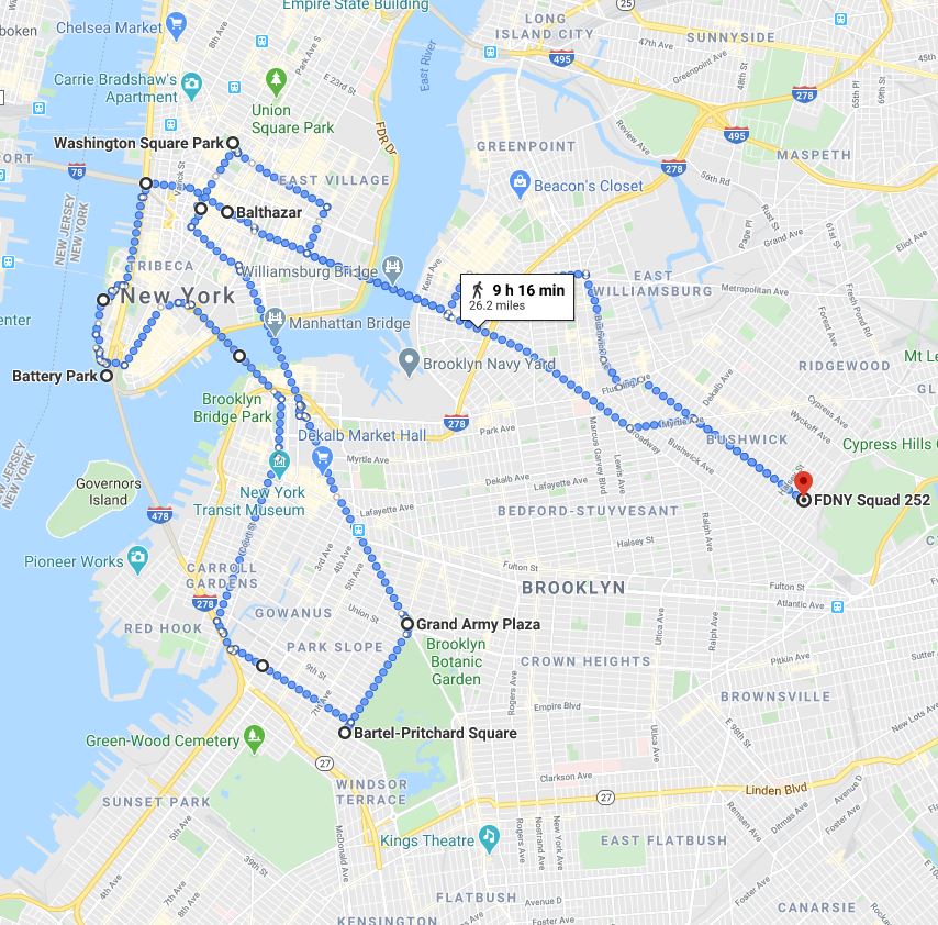 Week 29 route
